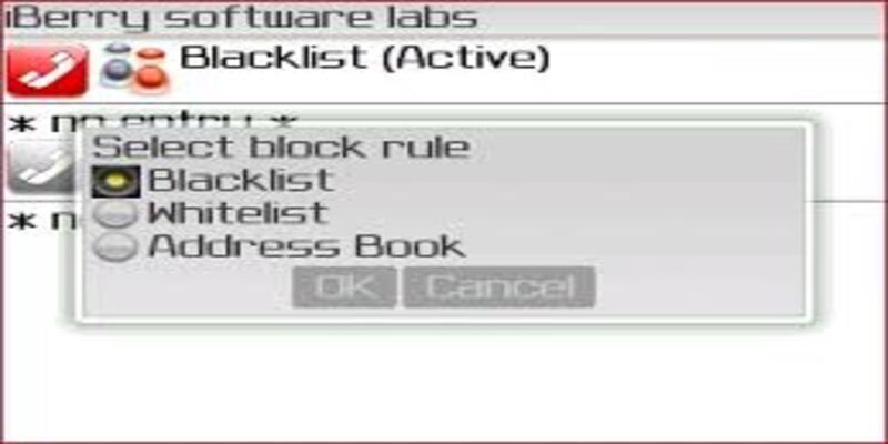 Black và Whitelist - Chặn cuộc gọi trên BlackBerry