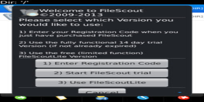 FileScoutLite v2.9.0.7 || Quản lý file trên BlackBerry với nhiều tiện ích cần thiết