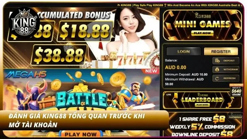 Đánh giá KING88 chi tiết 2026 | Có nên chơi tại KING88? 1 Góc nhìn toàn cảnh về sân chơi đổi thưởng uy tín