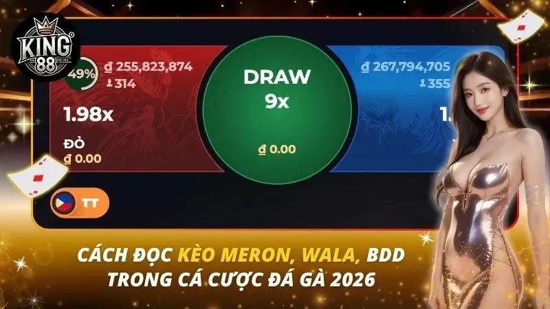 Cách Đọc Kèo Meron, Wala, BDD Trong cá Cược Đá Gà 2026 Cách Đọc Kèo Meron, Wala, BDD Trong cá Cược Đá Gà 2026