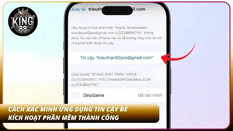 Tải App King88 Cho iOS, Android, APK – Mới Nhất 2026 4 Cách xác minh ứng dụng trên iOS để kích hoạt app của nhà cái